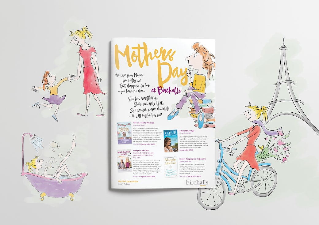 Birchalls Mothers Day Catalogue and Illustrations